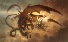 wings dragons fight weapons fantasy art armor artwork swords angel 2560x1600 wallpaper 